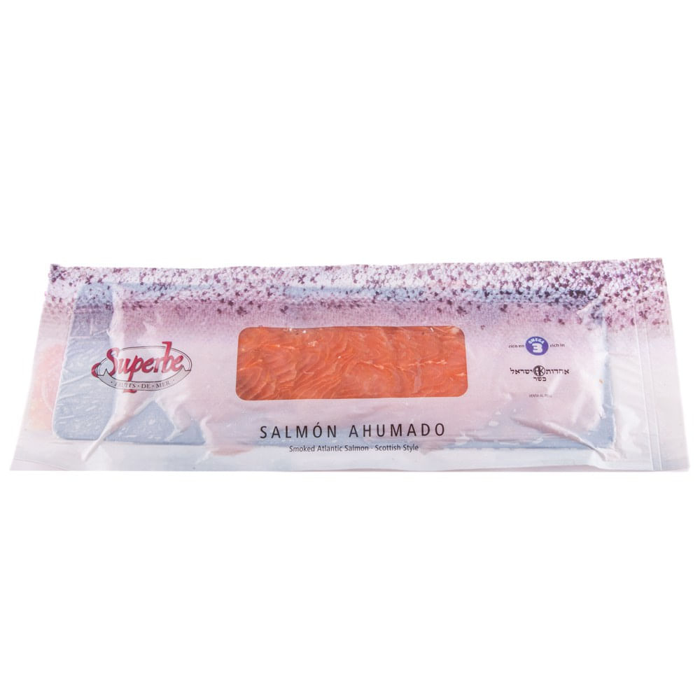 Salmón Ahumado Congelado 200 g Superbe