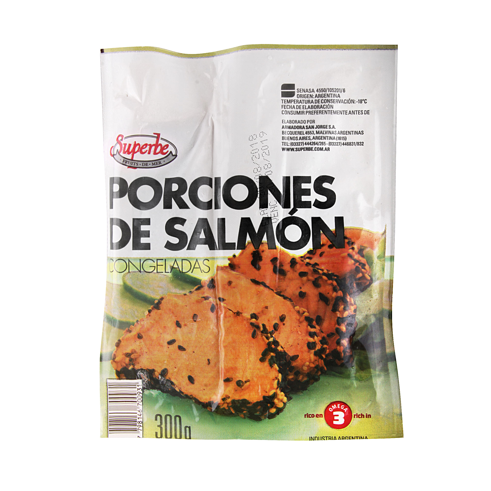 Salmón Congelado Superbe 300 g